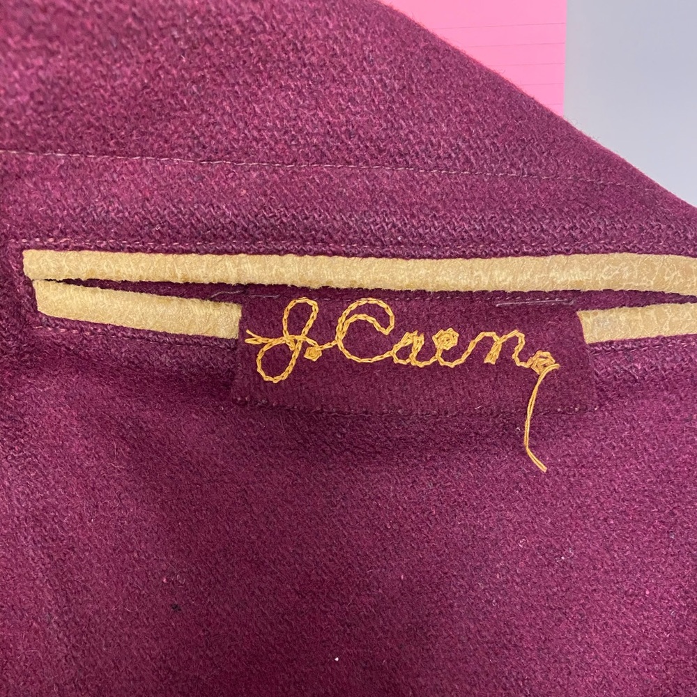 Letterman Jacket Burgundy and Gold - Picture 10 of 10